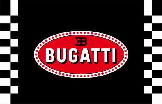 Bugatti Flag-3x5 Checkered Banner-Metal Grommets - flagsshop