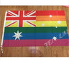 n australian green yellow flag, Country Selector,n australian banner,100% polyster 90*150 CM - flagsshop
