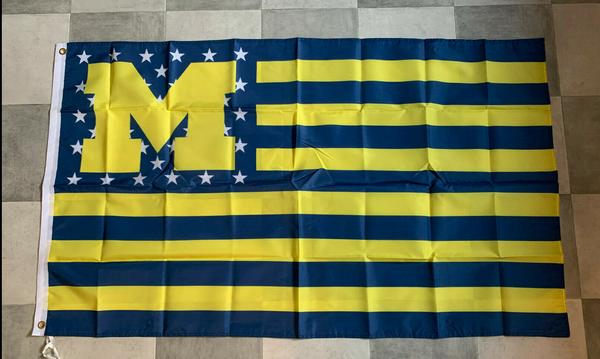 Michigan Wolverines Flag-3x5 FT  NCAA University of Michigan Banner-100% polyester