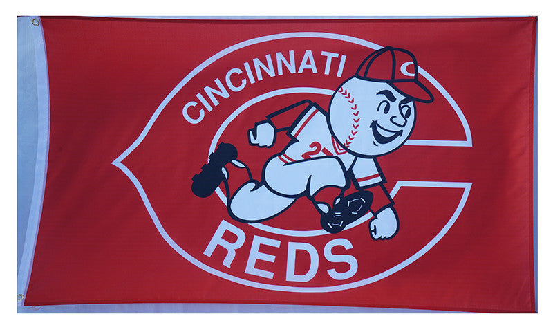 Cincinnati Reds Flag-3x5 Banner-100% polyester - flagsshop