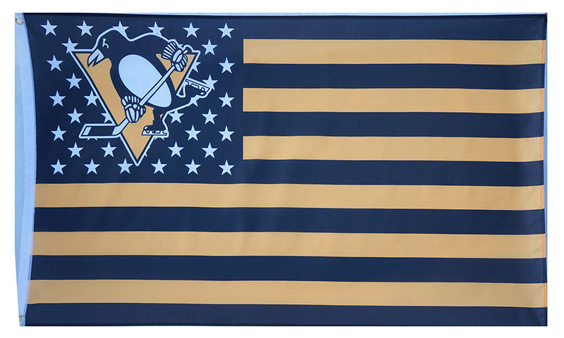 Pittsburgh Penguins Flag-3x5 Banner-100% polyester - flagsshop