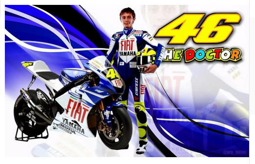 VALENTINO ROSSI 46 FLAG THE DOCTOR Flag-3x5 FT Banner-100% polyester-2 Metal Grommets - flagsshop