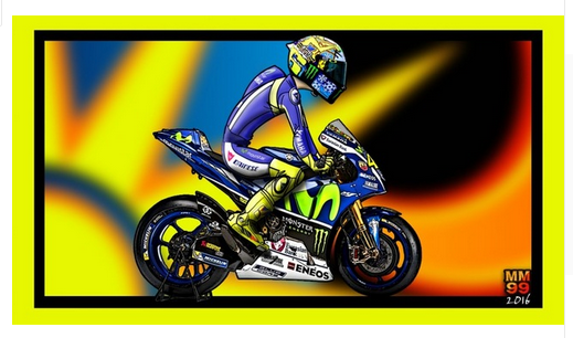 VALENTINO ROSSI 46 FLAG THE DOCTOR Flag-3x5 FT Banner-100% polyester-2 Metal Grommets - flagsshop