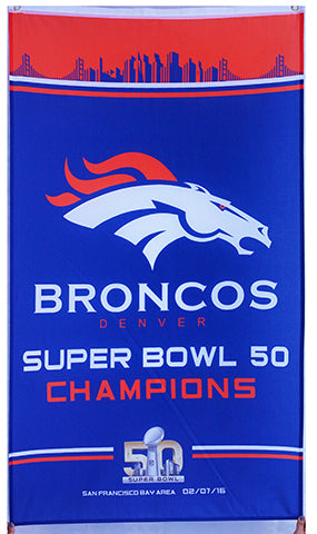 Denver Broncos Flag-3x5 NFL Bronco Flag Banner-100% polyester-super bowl - flagsshop