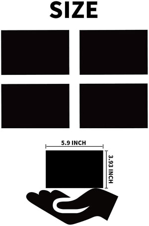 Homearda Magnetic Garage Door Windows Decorative