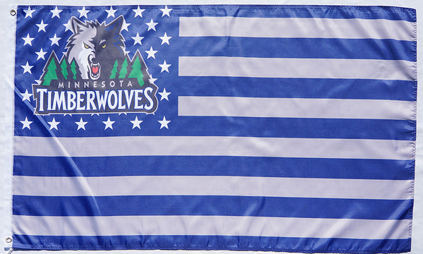 Minnesota Timberwolves Flag-3x5FT Banner-100% polyester - flagsshop