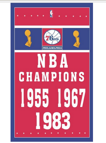 Philadelphia 76ers Flag-3x5 Banner-100% polyester - flagsshop