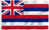 Hawaii State Flag-3x5 FT Banner-100% polyester-2 Metal Grommets - flagsshop