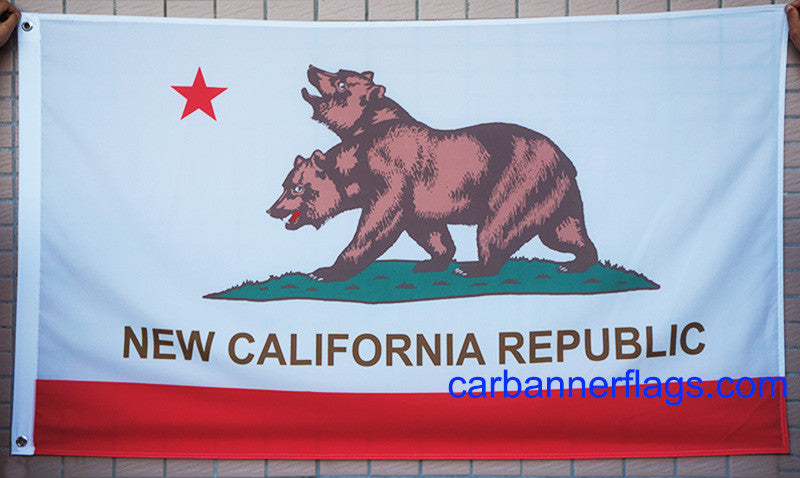 New California Republic Flag 3x5ft Banner 100 polyester