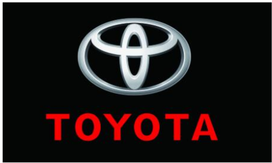 Toyota Flag-3x5ft  Banner-100% polyester-Vertical