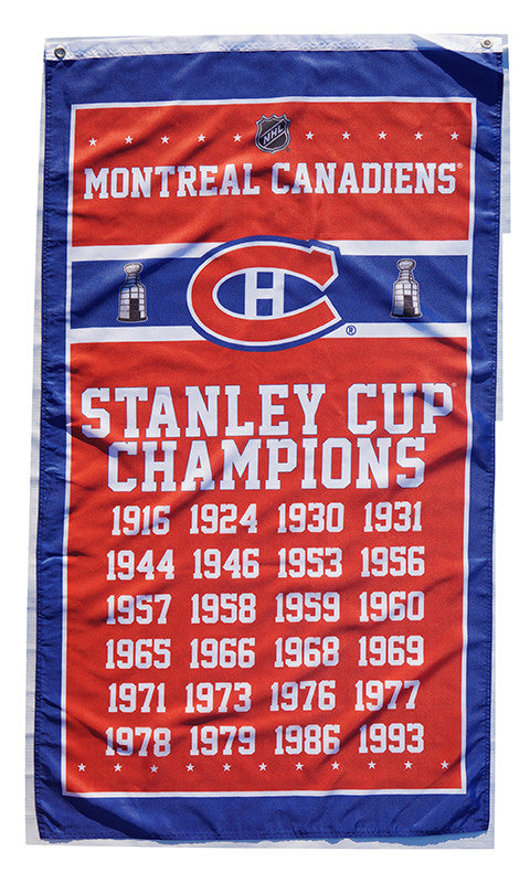 Montreal Canadiens Flag-3x5 Banner-100% polyester - flagsshop