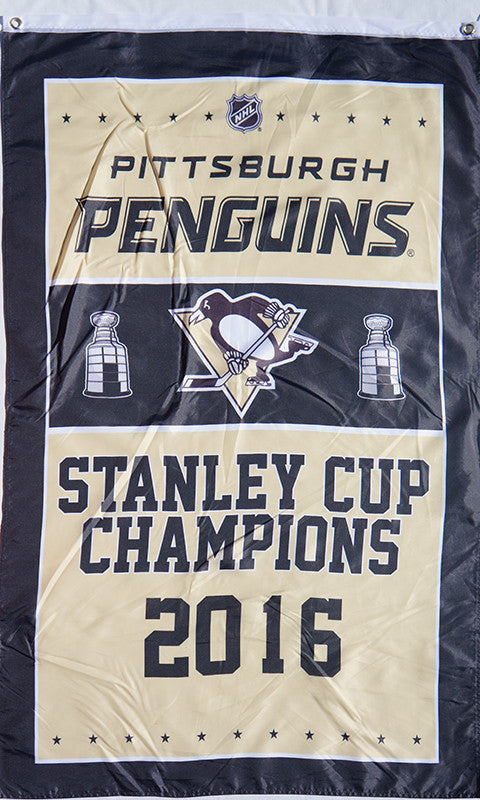 Pittsburgh Penguins Flag-3x5 Banner-100% polyester - flagsshop