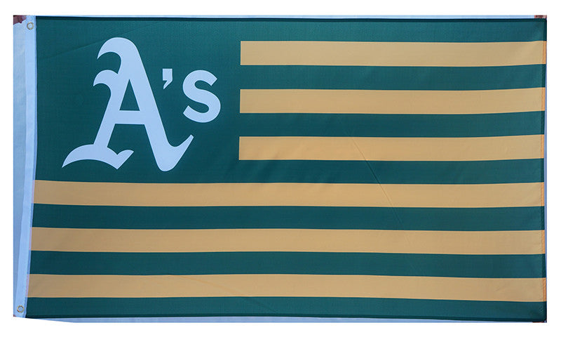 Oakland Athletics Flag-3x5 Banner-100% polyester - flagsshop