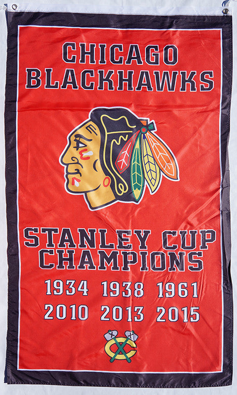 Chicago Blackhawks Flag-3x5 Banner-100% polyester - flagsshop