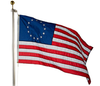 American Revolutionary Flag-3x5 FT Banner-100% polyester-2 Metal Grommets - flagsshop