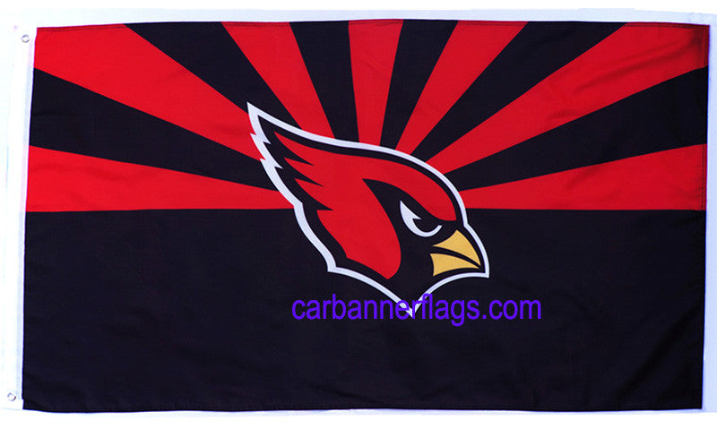 Arizona Cardinals Patch Button Circle Logo Flag Large 3x5 Banner