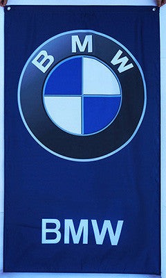 BMW flag-3x5 FT-100% polyester-Checkered Banner-mini - flagsshop