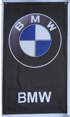 BMW flag-3x5 FT-100% polyester-Checkered Banner-mini - flagsshop