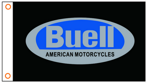Buell Flag-3x5 FT Buell American Motorcycles Banner-100% polyester-2 Metal Grommets - flagsshop