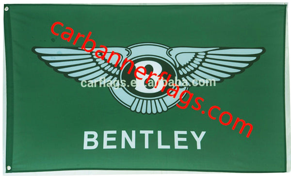 Bentley flag-3x5 FT-100% polyester Banner-2 Metal Grommet - flagsshop