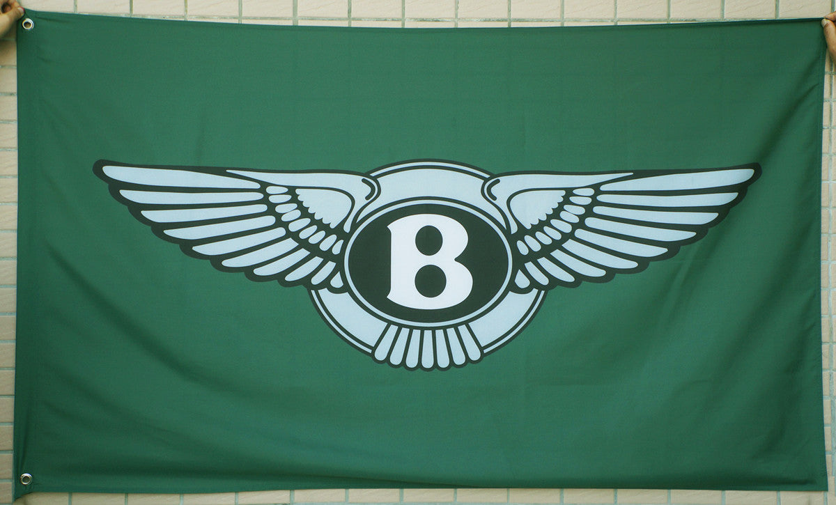 Bentley flag-3x5 FT-100% polyester Banner-2 Metal Grommet - flagsshop