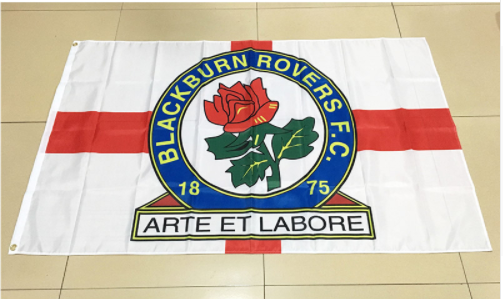 Red Rovers Flag Blackburn Rovers Football Club Flag-3x5ft Banner-100% polyester - flagsshop