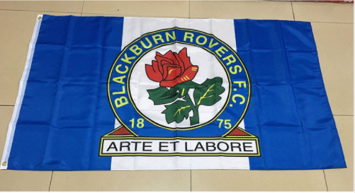 Blackburn Rovers Football Club Flag-3x5 Banner-100% polyester - flagsshop
