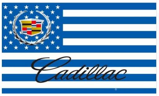 Cadillac flag-3x5 FT-100% polyester Banner-Black - flagsshop