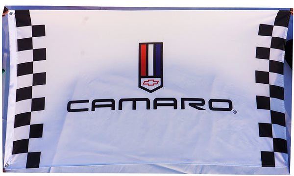 Chevrolet Camaro flag for car racing-3x5 FT-Checkered Banner-Red-Green-Black-White - flagsshop
