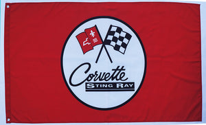 Chevrolet Corvette Flag-3x5ft Checkered Banner-100% polyester Corvette