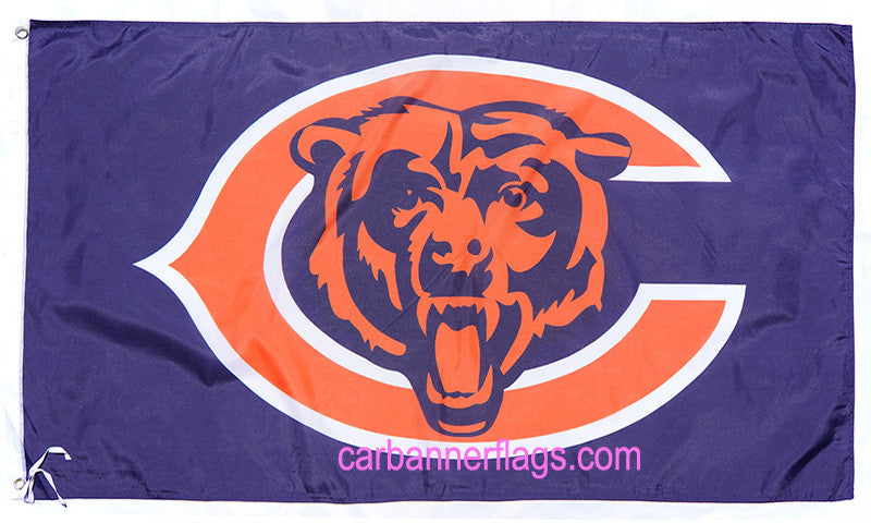 Chicago Bears Flag-3x5 NFL Banner-100% polyester-super bowl - flagsshop