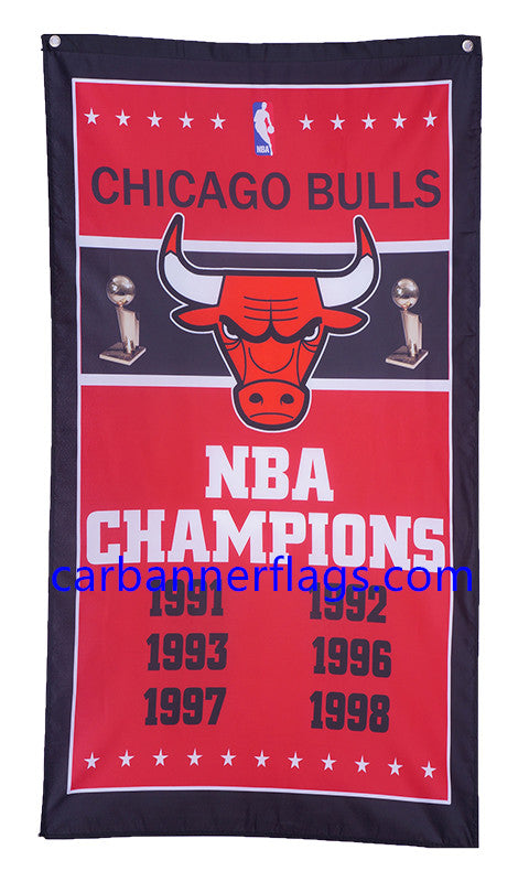 Chicago Bulls Flag-3x5 Chicago Bull flags Banner-100% polyester - flagsshop
