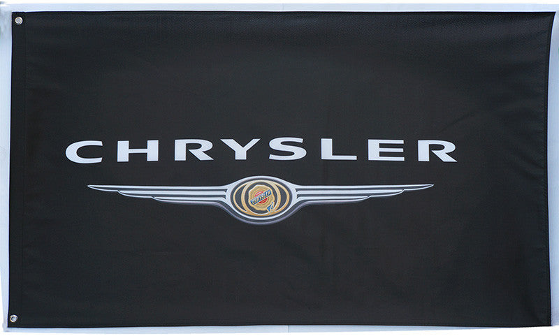 Chrysler Flag-3x5 Banner-Black - flagsshop