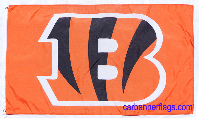 Cincinnati Bengals Flag-3x5 NFL Banner-100% polyester-super bowl - flagsshop