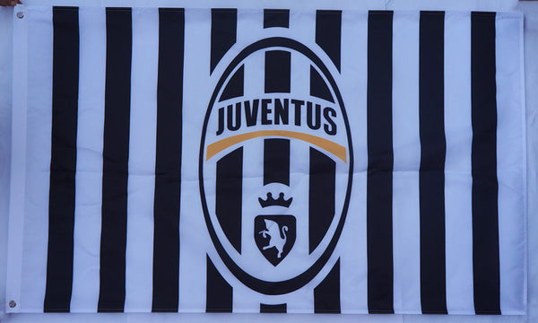 Juventus flag-3x5 FT-100% polyester-Banner - flagsshop
