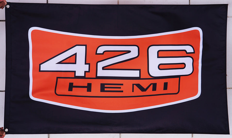 426 Hemi Flag-3x5 FT Banner-100% polyester-2 Metal Grommets