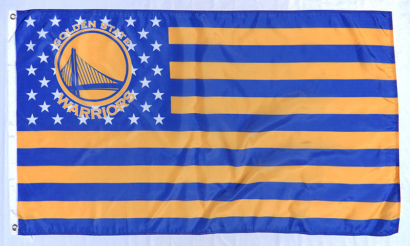 Golden State Warriors 3' x 5' 2015 NBA Champs Flag – Lefty's Sports