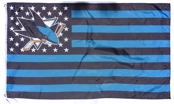 San Jose Sharks Flag-3x5 Banner-100% polyester - flagsshop