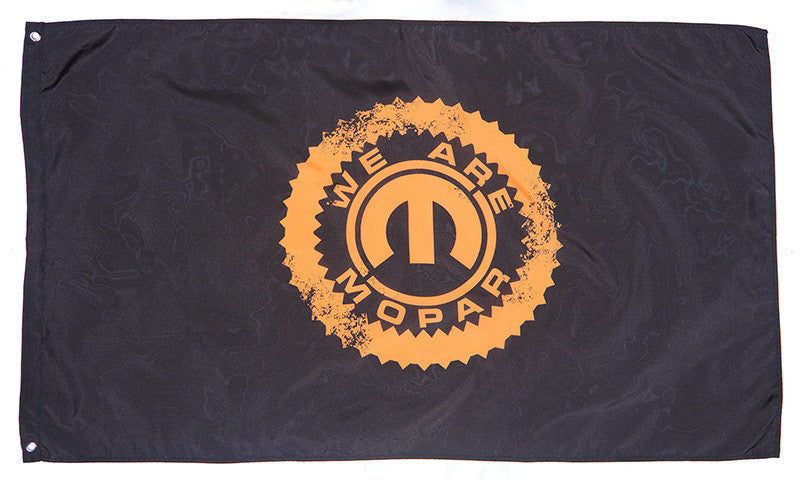 Mopar Flag-3x5 Checkered Banner-Metal Grommets - flagsshop
