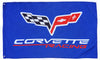 Chevrolet Corvette Flag-3x5 Checkered Banner-Metal Grommets - flagsshop