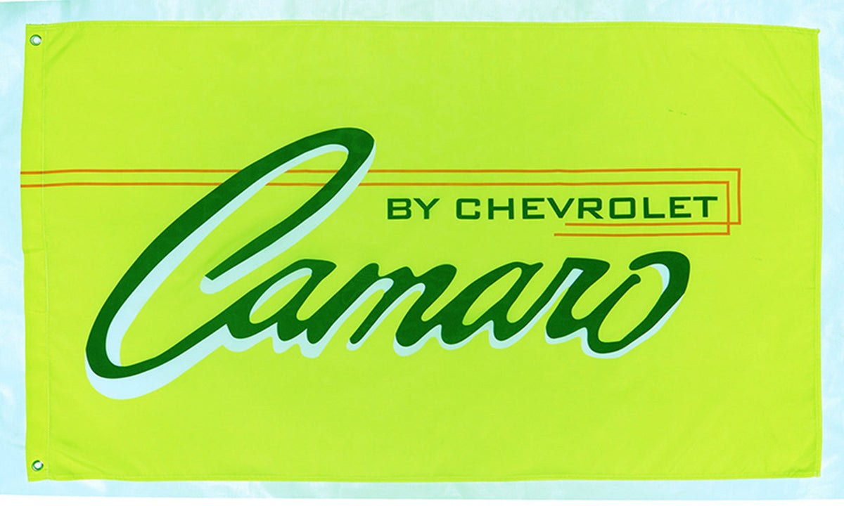 Chevrolet Camaro flag for car racing-3x5 FT-Checkered Banner-Red-Green-Black-White - flagsshop