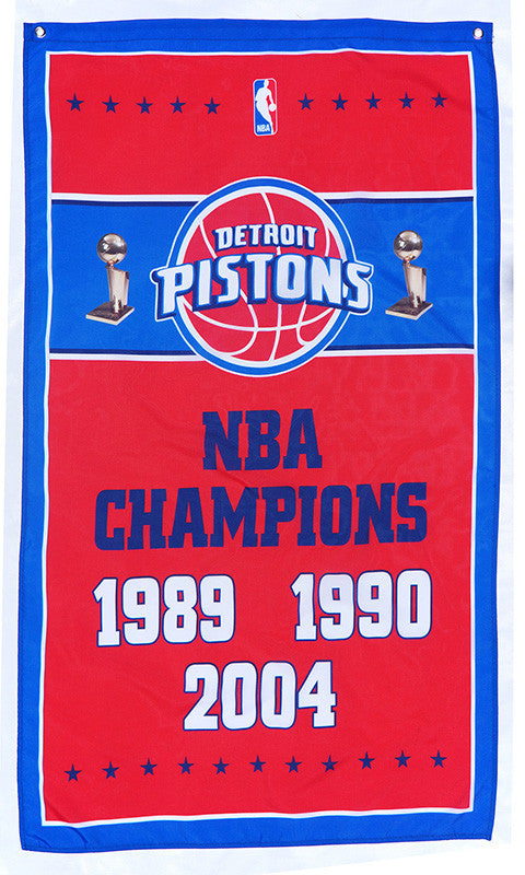 Detroit Pistons Flag-3x5 Banner-100% polyester - flagsshop