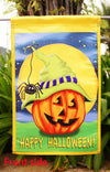 Halloween Hitcher - Decorative Jack o Lantern Fall Spooky Spider House Flag - "12.5 x 18" "28 x 40" Inches - flagsshop