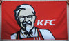 KFC Flag-3x5 FT kentucky fried chicken Flag-100% polyester-Banner-Red - flagsshop