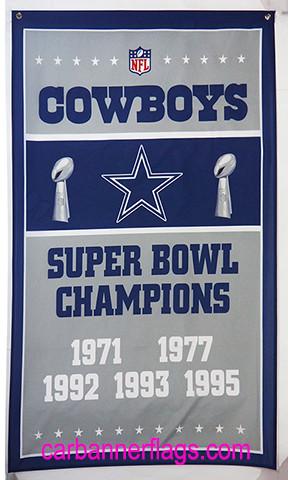 Dallas Cowboys Flag-3x5FT NFL Banner-100% polyester