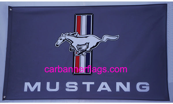 Ford Mustang Flag-3x5 Banner-100% polyester - flagsshop