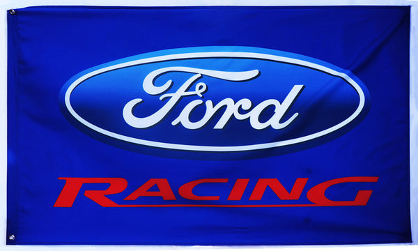 Ford Flag-3x5-Checkered Banner-for Saleen-Mustang-Shelby-Cobra-Cortina - flagsshop
