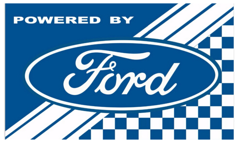 Ford Flag-3x5-Checkered Banner-for Saleen-Mustang-Shelby-Cobra-Cortina - flagsshop