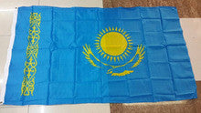 KAZAKHSTAN national flag ,3x5ft- KAZAKHSTAN country banner, 90*150CM - flagsshop