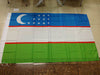 Uzbekistan national flag,90*150CM,3x5ft banner - flagsshop